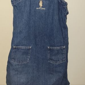 Blue jean, denim Ralph Lauren 💙 adjustable dress size 6x